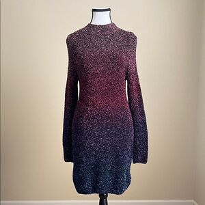NWT - SHOP*ART - Sparkly Gradient Knit Dress - Medium